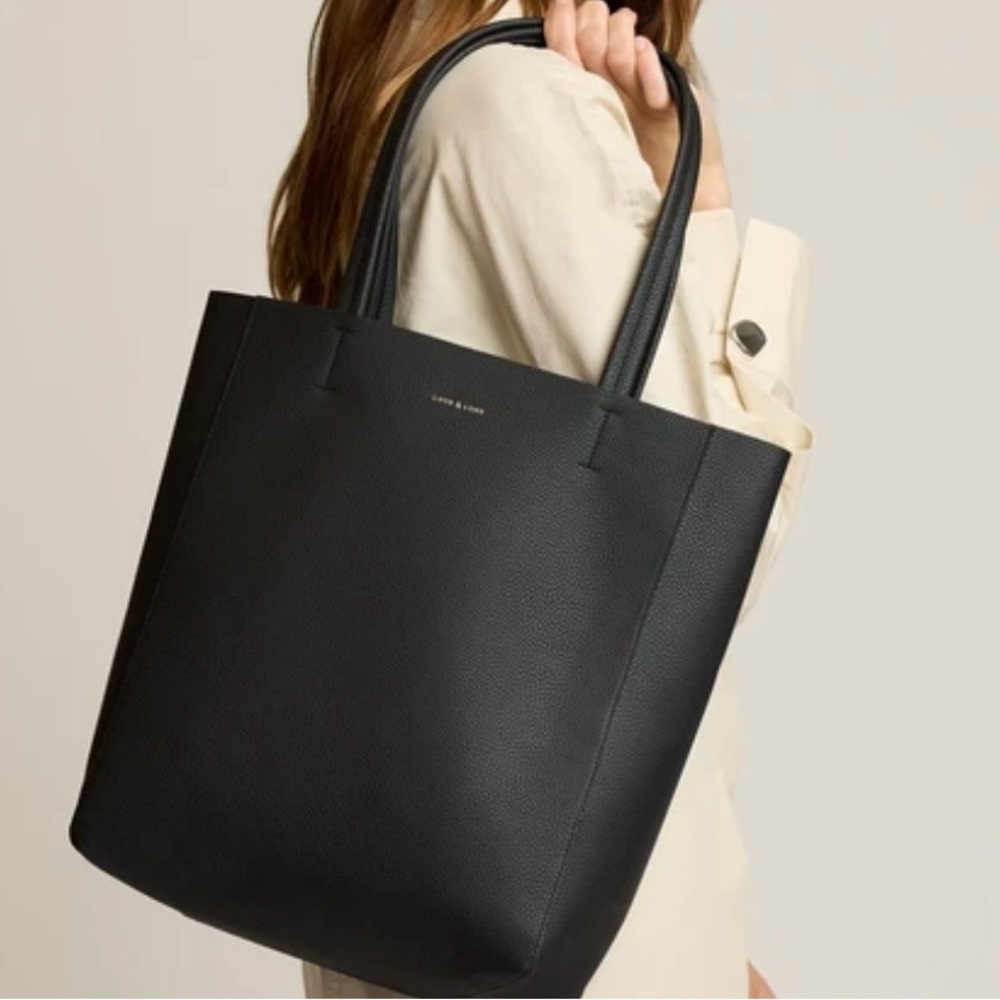 Elegant Black Tote Bag